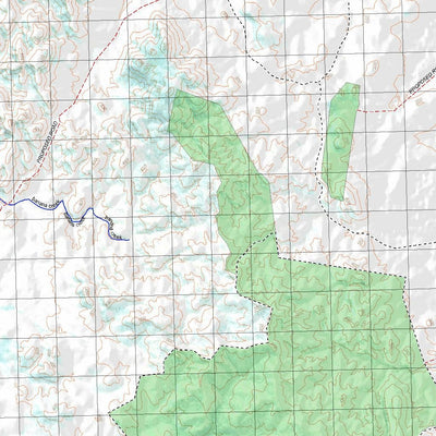 Getlost Map 8948 THEODORE Topographic Map V14d 1:75,000 QLD
