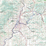 Getlost Map 8950 MOUNT MORGAN Topographic Map V14d 1:75,000 QLD