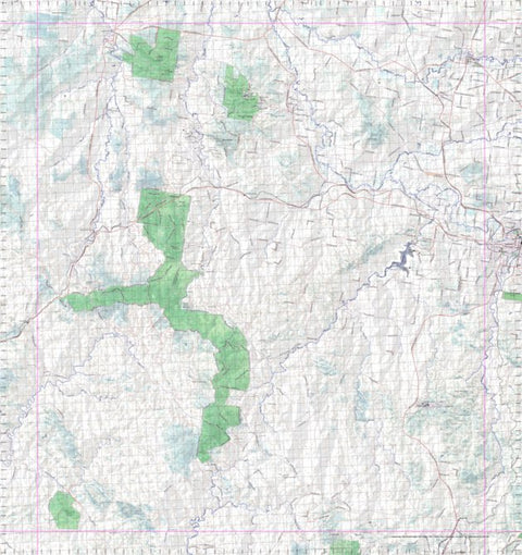 Getlost Map 9241 ALLORA Topographic Map V14d 1:75,000 QLD