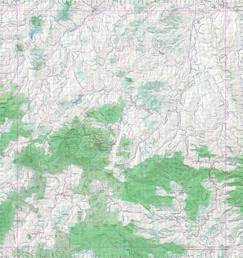 Getlost Map 9441 MOUNT LINDESAY Topographic Map V14d 1:75,000 QLD