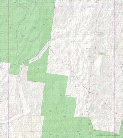 Getlost Map 8032 MOUNT ALLEN Topographic Map V14d 1:75,000 NSW