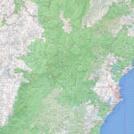 Getlost Map 8927 ULLADULLA Topographic Map V14d 1:75,000 NSW