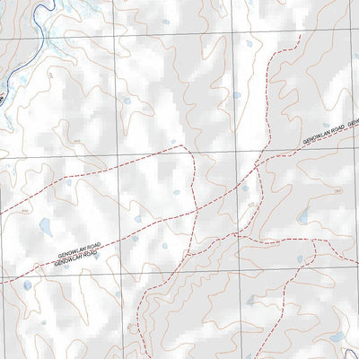 Getlost Map 8931-4N Glen Alice Topographic Map V14d 1:25,000 NSW