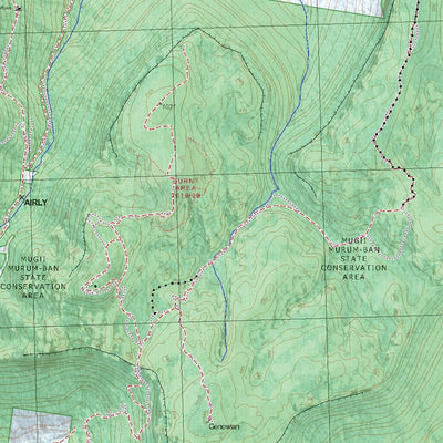 Getlost Map 8931-4N Glen Alice Topographic Map V14d 1:25,000 NSW