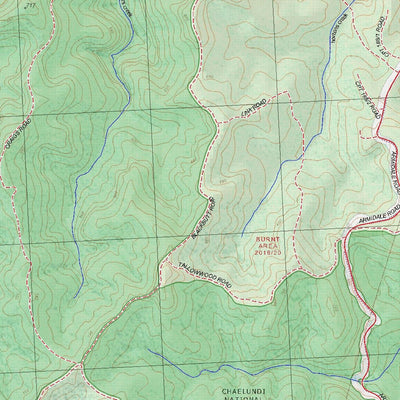 Getlost Map 9437-4N Clouds Creek Topographic Map V14d 1:25,000 NSW