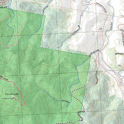 Getlost Map 9437-2N Brooklana Topographic Map V14d 1:25,000 NSW