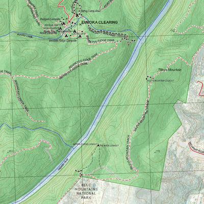 Getlost Map 9030-3N Penrith Topographic Map V14d 1:25,000 NSW