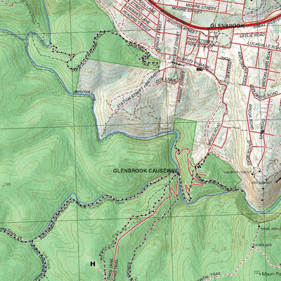 Getlost Map 9030-3N Penrith Topographic Map V14d 1:25,000 NSW