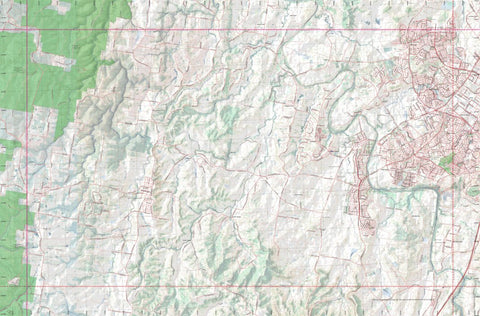 Getlost Map 9029-4N Camden Topographic Map V14d 1:25,000 NSW
