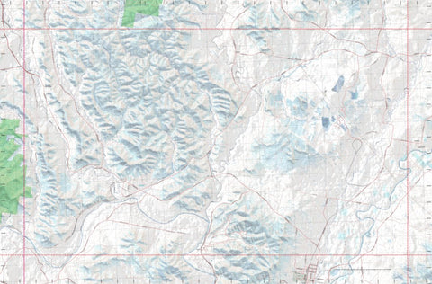 Getlost Map 9033-3N Sandy Hollow Topographic Map V14d 1:25,000 NSW