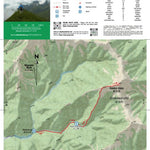 Rakko-dake Hiking Map (Hokkaido, Japan)