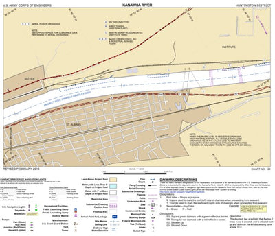 Kanawha River Chart 20 (Mile 46.8-49.5) - Institue
