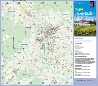 Citymap Baden-Baden 2021 Map by Reise Know-How Verlag Peter Rump GmbH