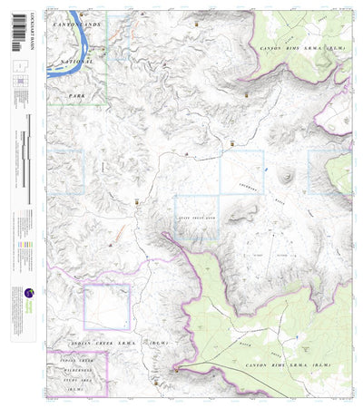 Lockhart Basin, Utah 7.5 Minute Topographic Map