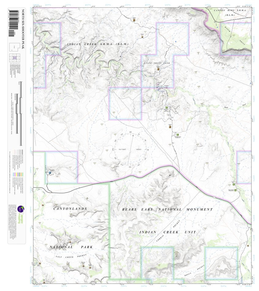 North Six Shooter Peak, Utah 7.5 Minute Topographic Map by