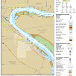 Lower Mississippi Chart 10 - River Mile 855.7 to 842.0