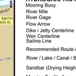 Lower Mississippi Chart 10 - River Mile 855.7 to 842.0