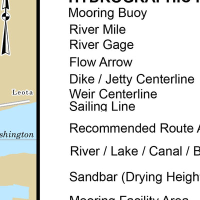 Lower Mississippi Chart 44 - River Mile 519.8 to 507.2