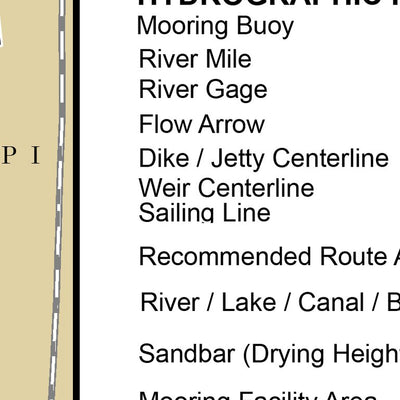 Lower Mississippi Chart 52 - River Mile 439.7 to 432.9