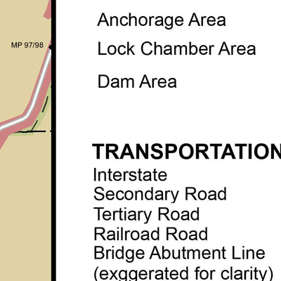 Lower Mississippi Chart 32 - River Mile 629.9 to 614.8