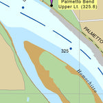 Lower Mississippi Chart 64 - River Mile 334.9 to 319.6