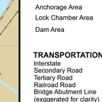 Lower Mississippi Chart 38 - River Mile 565.9 to 557.6