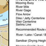 Lower Mississippi Chart 55 - River Mile 420.1 406.7