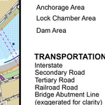 Lower Mississippi Chart 76 - River Mile 201.1 186.4