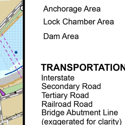 Lower Mississippi Chart 76 - River Mile 201.1 186.4