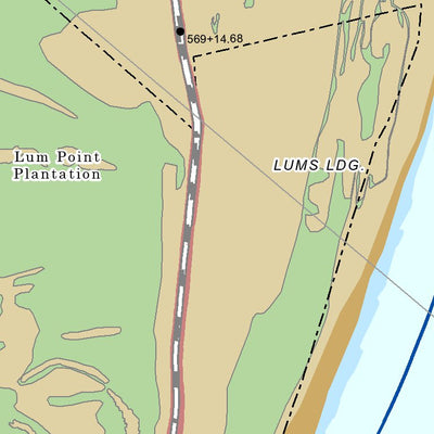 Lower Mississippi Chart 67 - River Mile 316.4 to 302.7