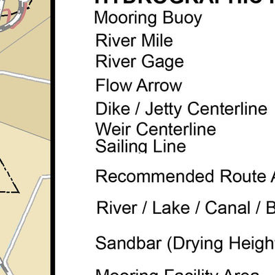 Lower Mississippi Chart 85 - River Mile GIWW 0 to 6 Algiers Canal 0 to 8