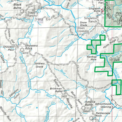 Six Rivers National Forest Visitor Map (South) by US Forest Service R5 ...