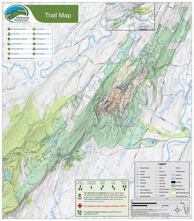 Mohonk Preserve Trail Map