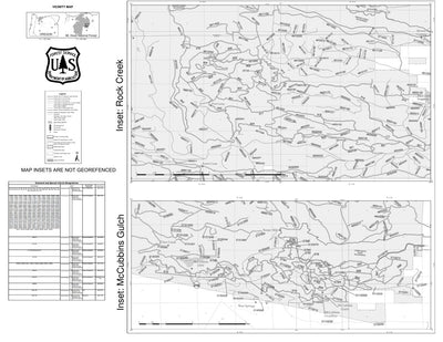 Barlow/Hood River Ranger RDs Rock Creek/McCubbins Gulch Inset Map for Motor Vehicle Use Map