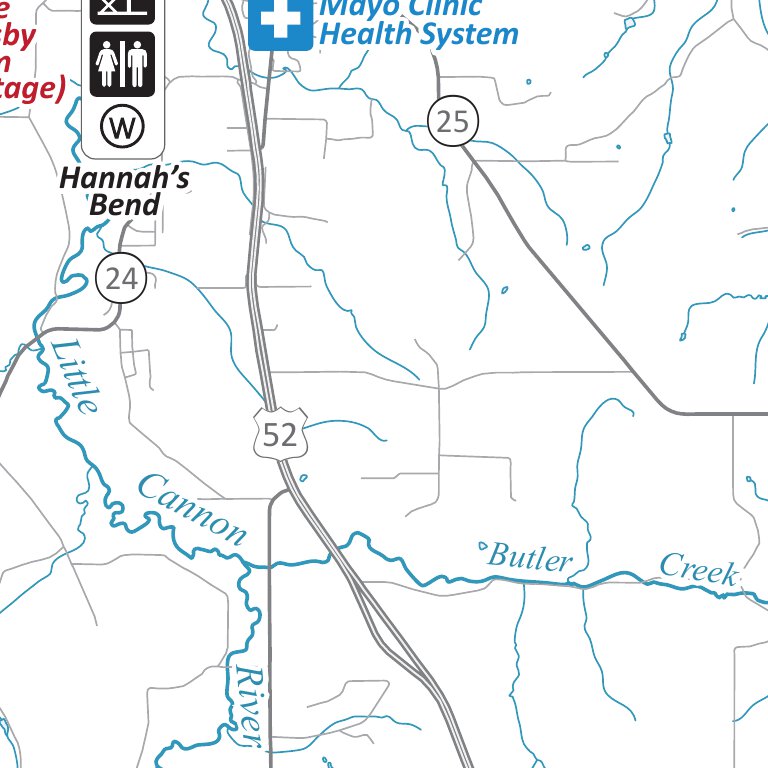 Cannon River State Water Trail 2 from Dundas to Mississippi River