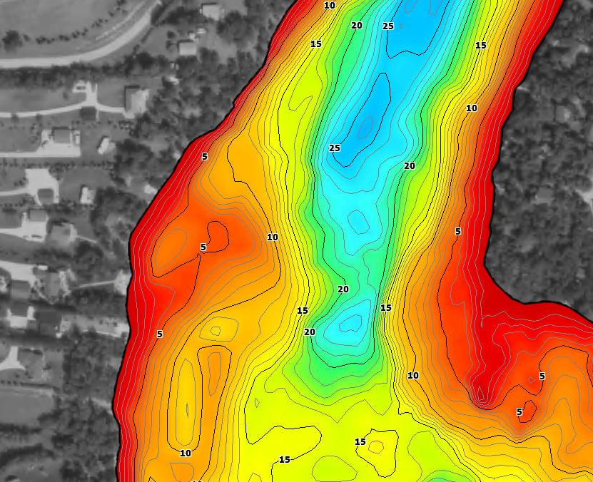 AEM Lac du Lee River south Map by Angler's Edge Mapping