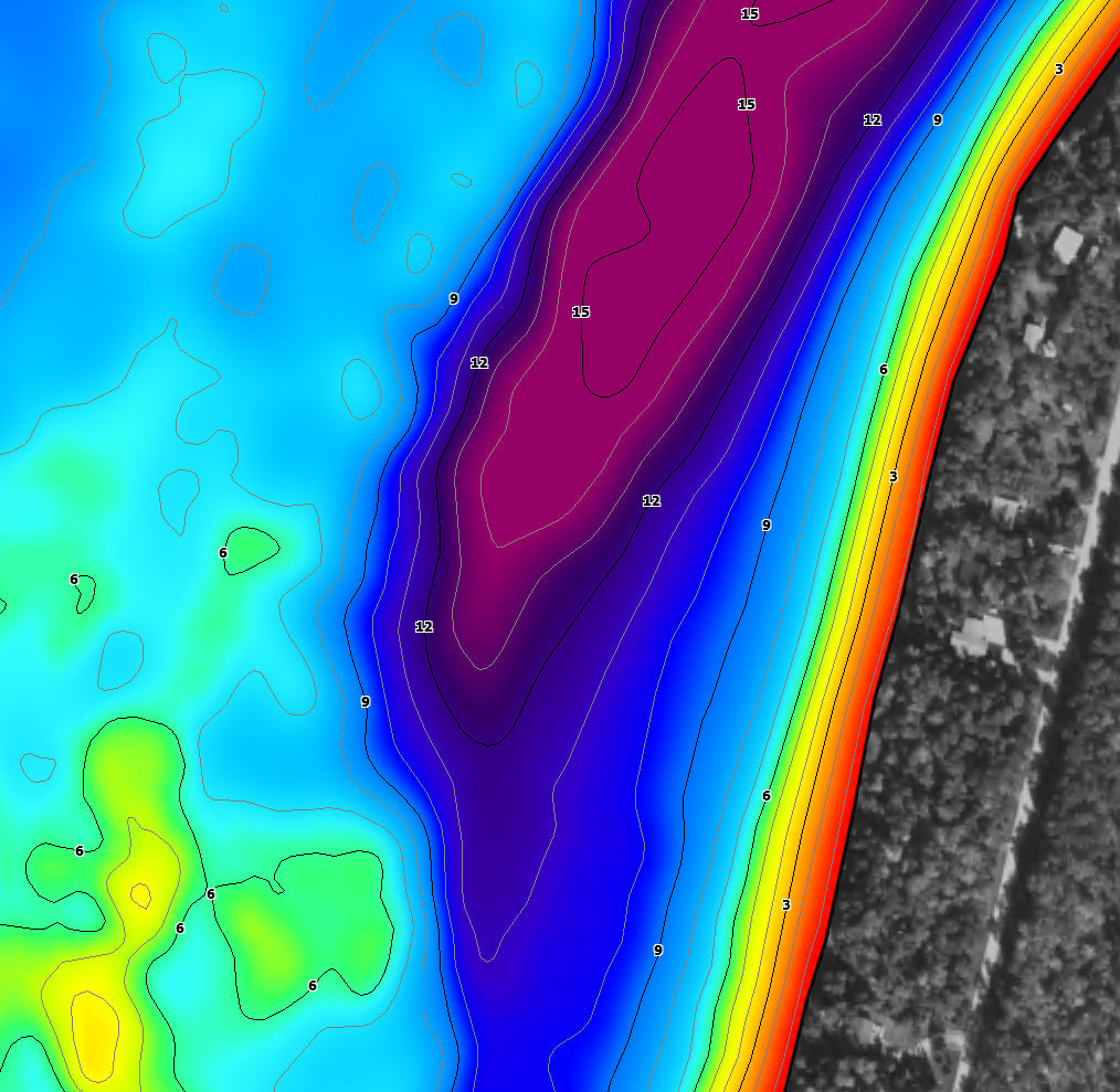 AEM Moose Lake Map by Angler's Edge Mapping Avenza Maps