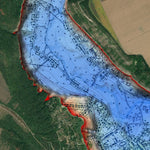 2. Дністровське водосховище. Карта до затоплення