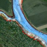 4. Дністровське водосховище. Карта до затоплення