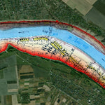 4. Дністровське водосховище. Карта до затоплення
