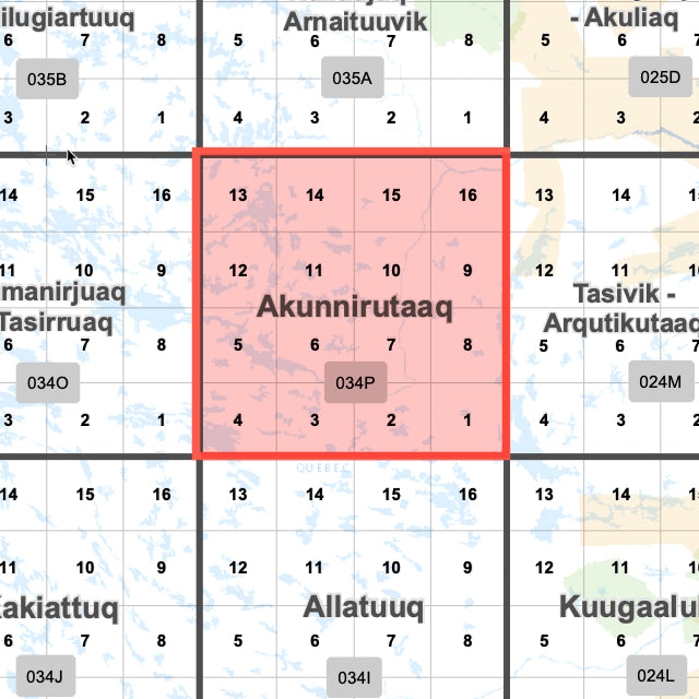 34P - Akunnirutaaq BUNDLE Map by Avataq Cultural Institute | Avenza Maps