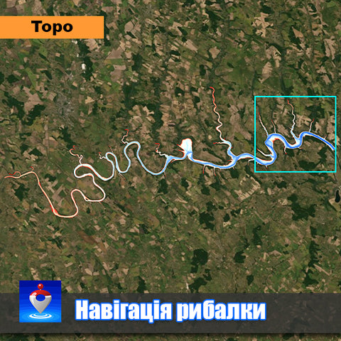 1. Дністровське водосховище. Карта до затоплення