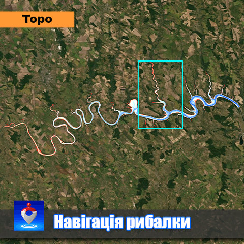 2. Дністровське водосховище. Карта до затоплення