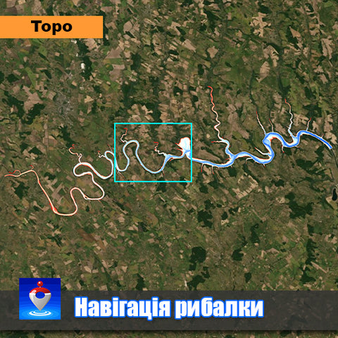 3. Дністровське водосховище. Карта до затоплення