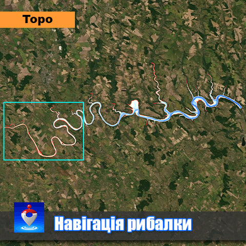 4. Дністровське водосховище. Карта до затоплення