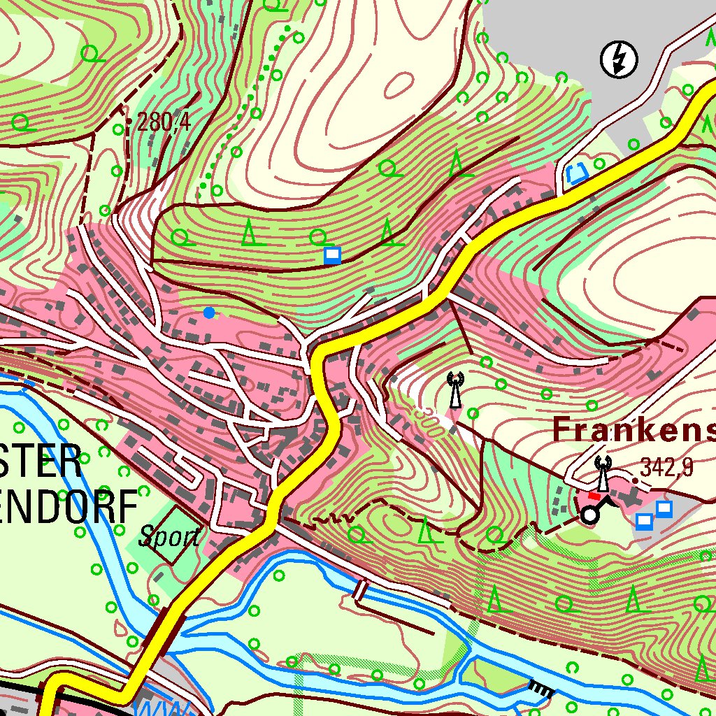 Bad Salzungen [5127] Map by Thuringer Landesamt Fur Bodenmanagement Und ...