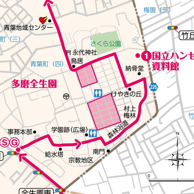 コース5 国立療養所多磨全生園エリア