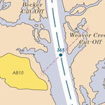 Tennessee-Tombigbee Waterway Chart 22: Historic Miles 364-368