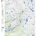 Bridger Lakes, Wyoming 7.5 Minute Topographic Map