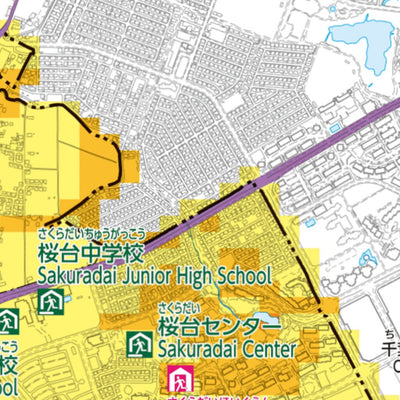 白井市地震ハザードマップ